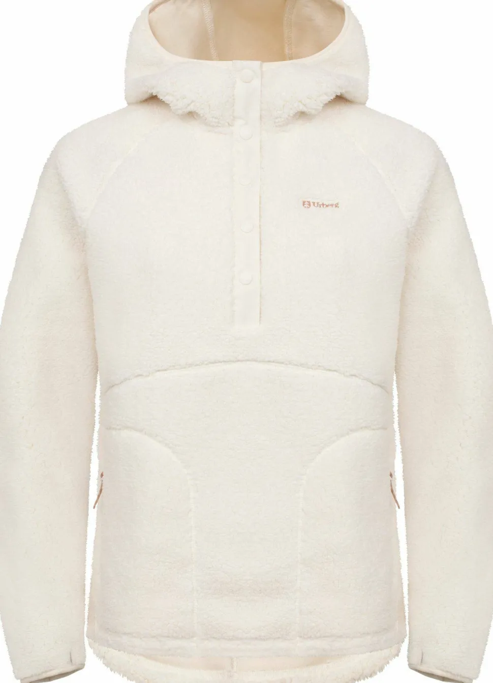 Urberg Women's Soft Pile Fleece Hoodie Cloud Dancer