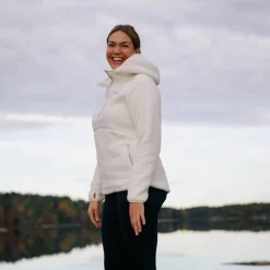 Urberg Women's Soft Pile Fleece Hoodie Cloud Dancer
