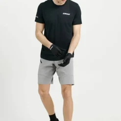 USWE Men's Hybrid MTB Bib Shorts Sharkskin