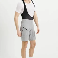USWE Men's Hybrid MTB Bib Shorts Sharkskin