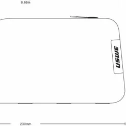 USWE Top Tube Bag Zippered Black