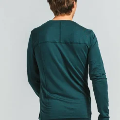 Varg Men's Fjällnäs Baselayer Top Dark Emerald Green