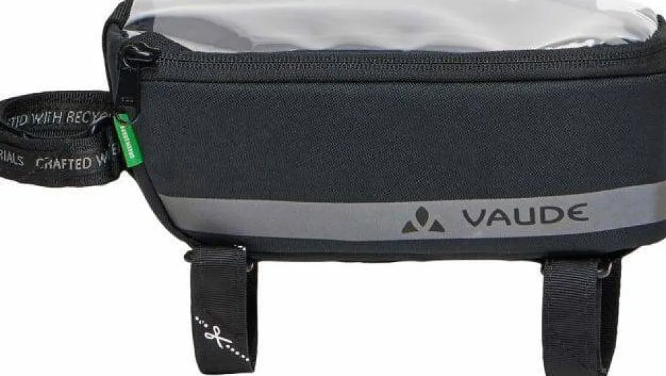 VAUDE Unisex Top Tube Phone Bag Black