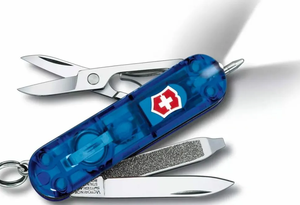 Victorinox Signature Lite Blue Transparent