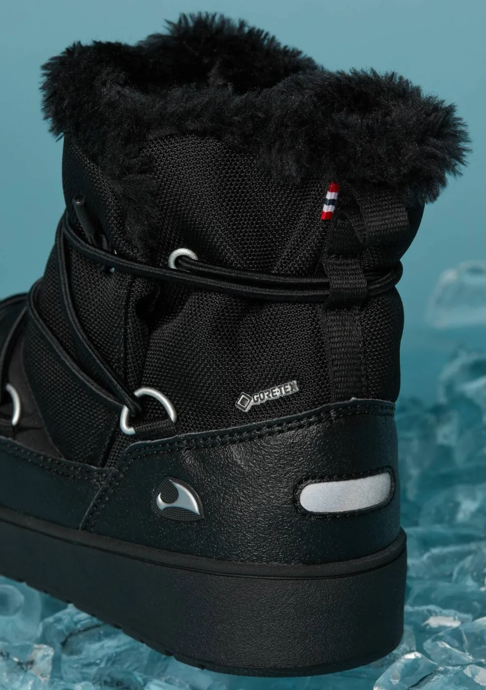 Viking Footwear Junior's Snøfnugg GORE-TEX Black