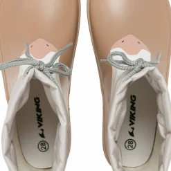 Viking Footwear Kids' Alv Barefoot Paw Print Beige