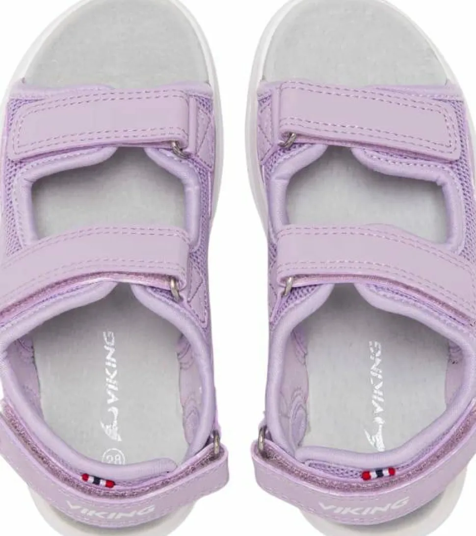 Viking Footwear Kid's Anchor Sandal 3v Lilac
