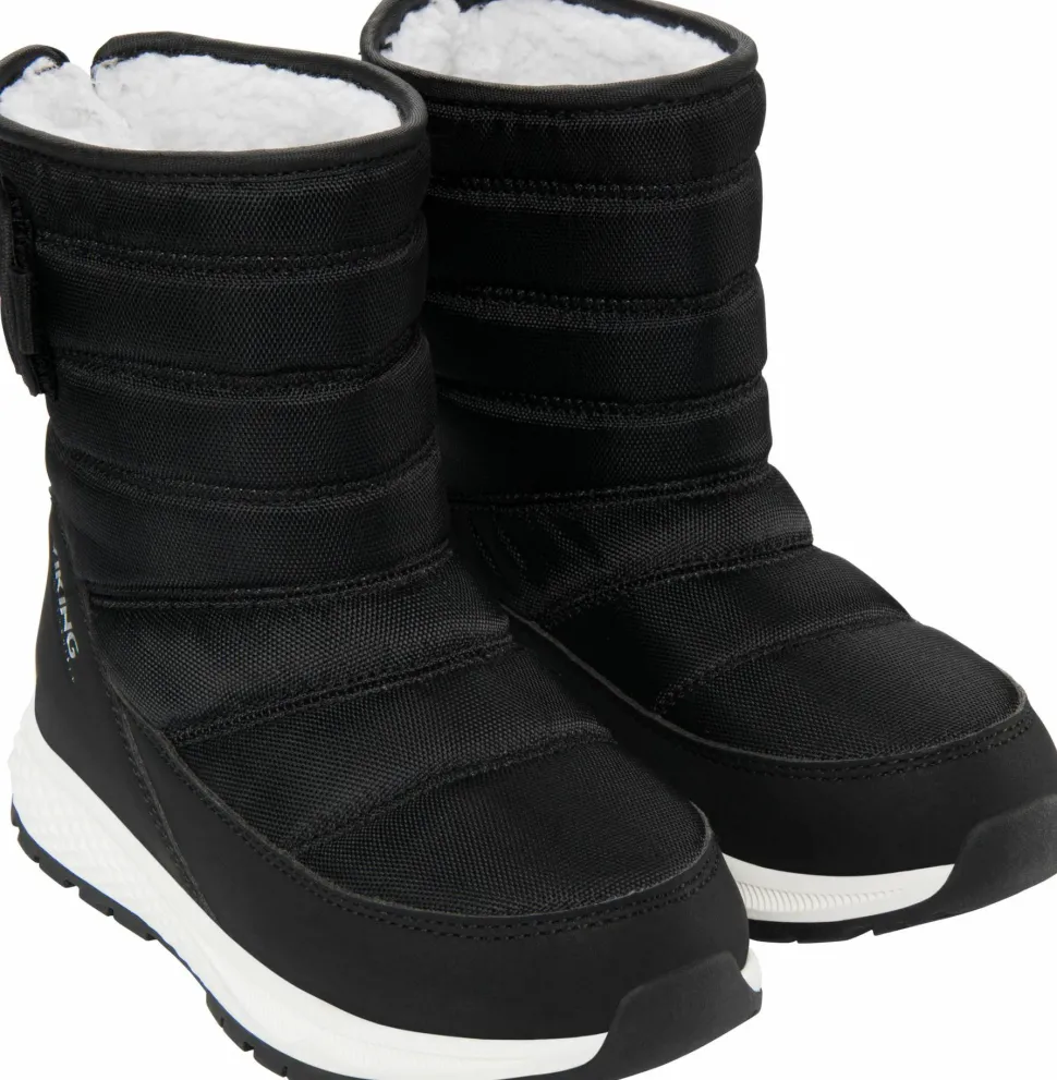 Viking Footwear Kids' Equip Pull-On Warm Waterproof 1v Black