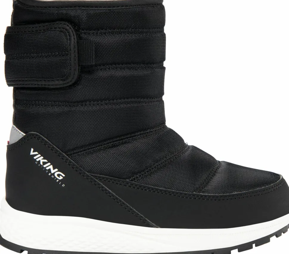 Viking Footwear Kids' Equip Pull-On Warm Waterproof 1v Black
