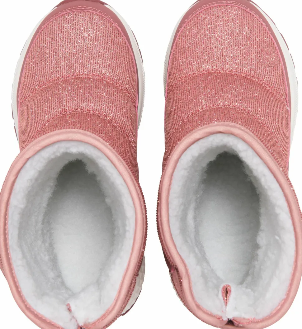 Viking Footwear Kid's Equip Glitter Warm Waterproof Pull On Pink
