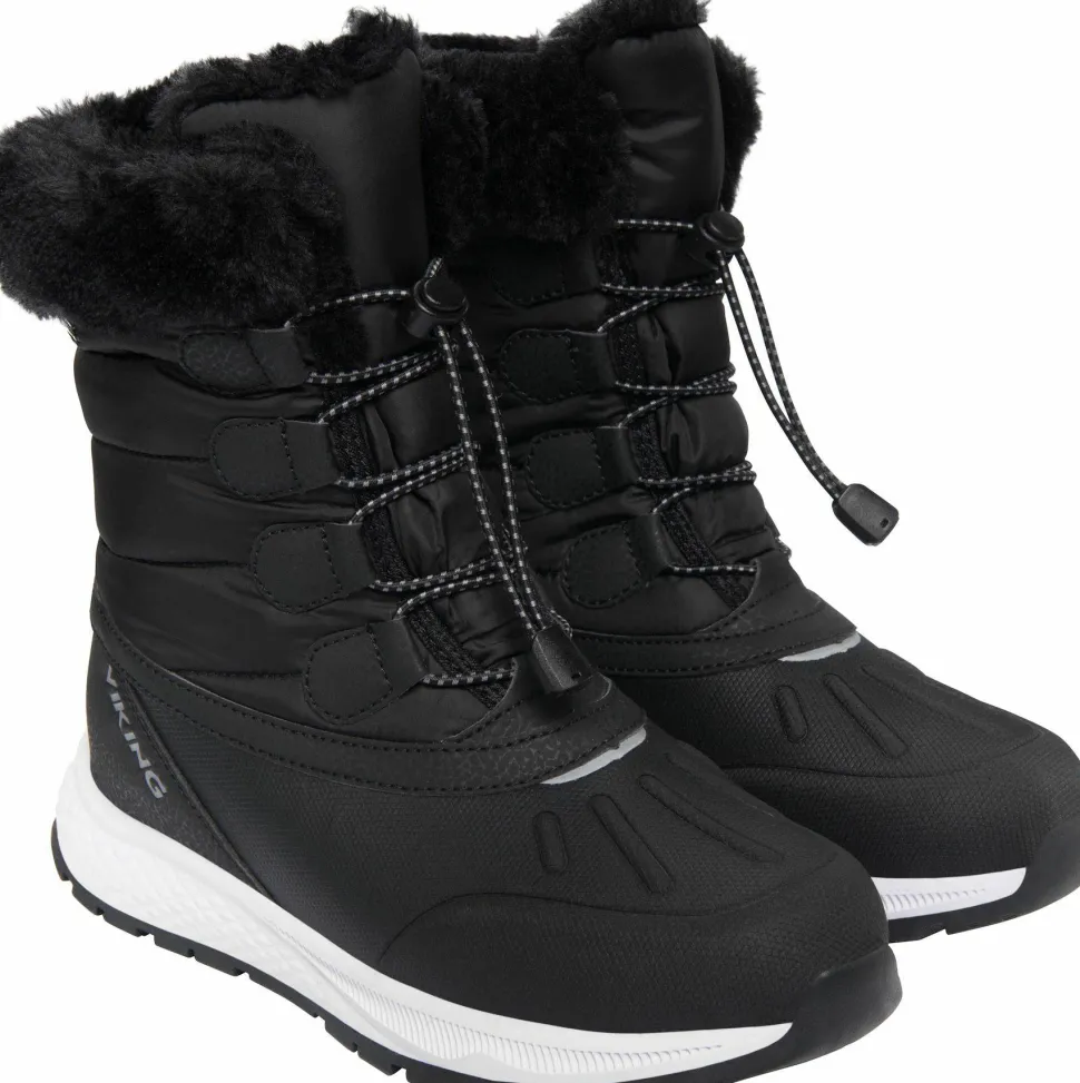 Viking Footwear Kids' Equip Warm Waterproof Zip Black/Granite