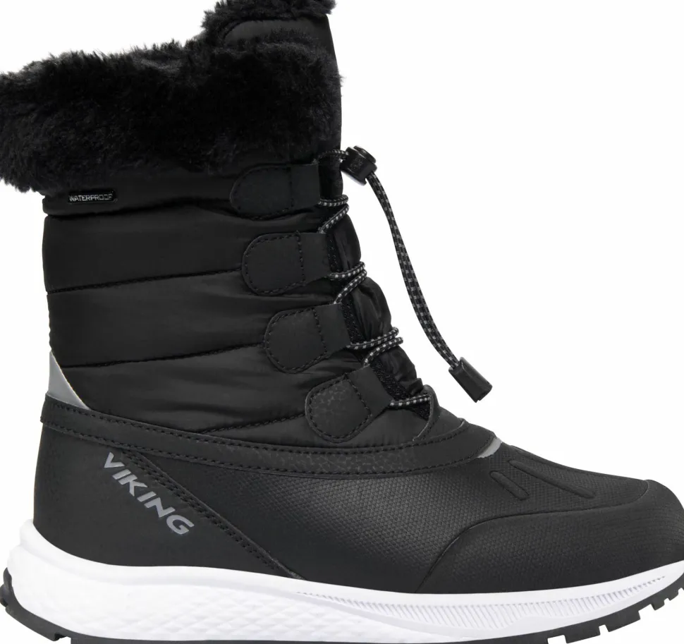 Viking Footwear Kids' Equip Warm Waterproof Zip Black/Granite