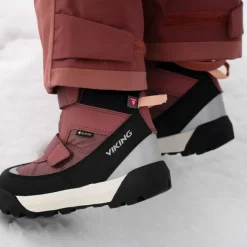 Viking Footwear Kids' Expower Warm GORE-TEX 2v Dark Pink