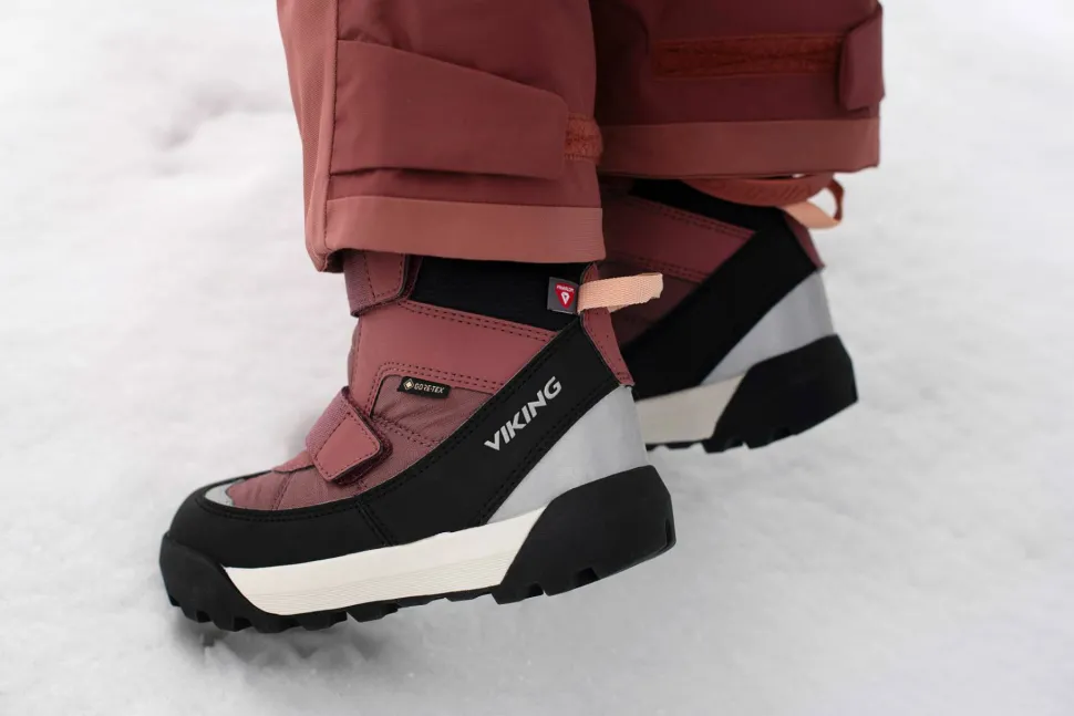 Viking Footwear Kids' Expower Warm GORE-TEX 2v Dark Pink
