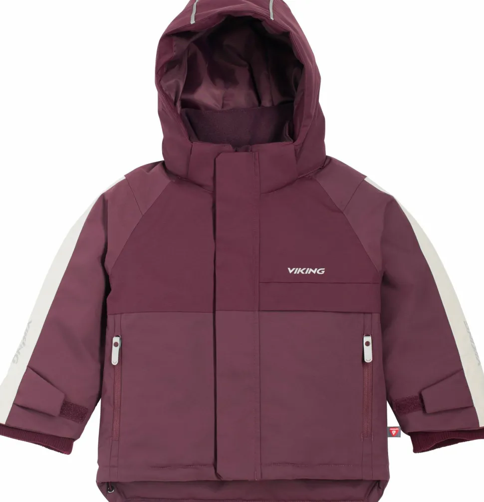 Viking Footwear Kids' Play Winter Jacket Thermal Plum