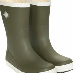 Viking Footwear Seilas Heritage Rubber Boot Olive/eggshell
