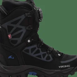 Viking Footwear Unisex Constrictor III High Waterproof Boa Black/Silver