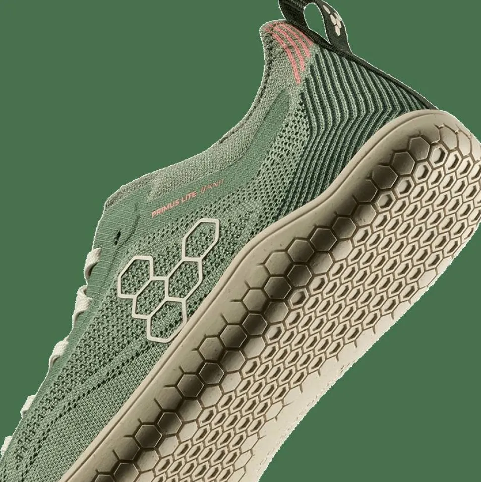 Vivobarefoot Women's Primus Lite Knit Natural Dusty Green