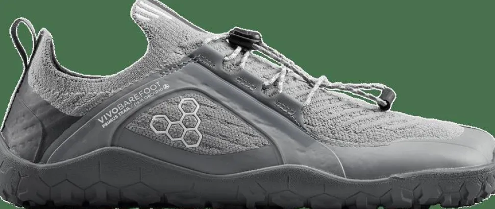 Vivobarefoot Women's Primus Trail Knit FG Gray