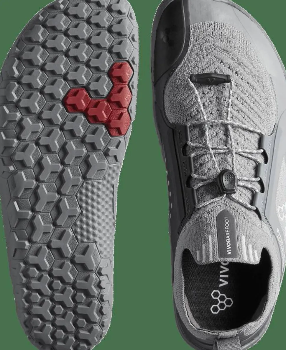 Vivobarefoot Women's Primus Trail Knit FG Gray