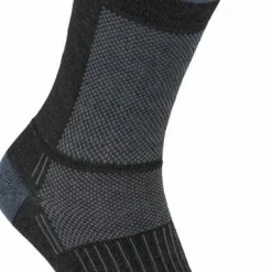 Wrightsock Coolmesh II Crew Black/grey W/ Stripes