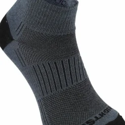 Wrightsock Coolmesh II Quater Anti Blister System Grey