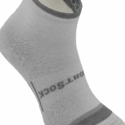 Wrightsock Coolmesh II Quater Anti Blister System White Grey
