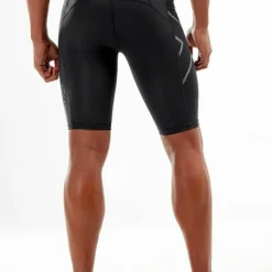 2XU Men's MCS Run Compression Shorts Black/Black Reflective