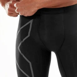 2XU Men's MCS Run Compression Shorts Black/Black Reflective