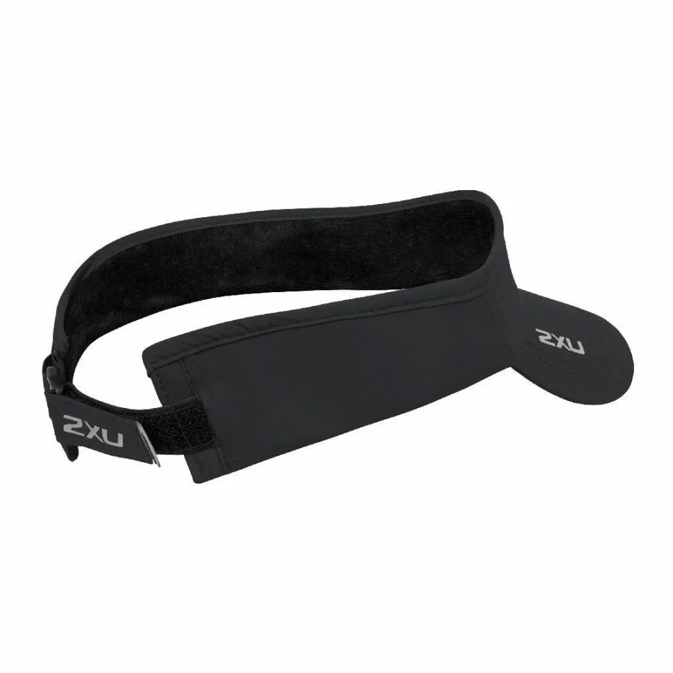 2XU Unisex Run Visor Black/Black