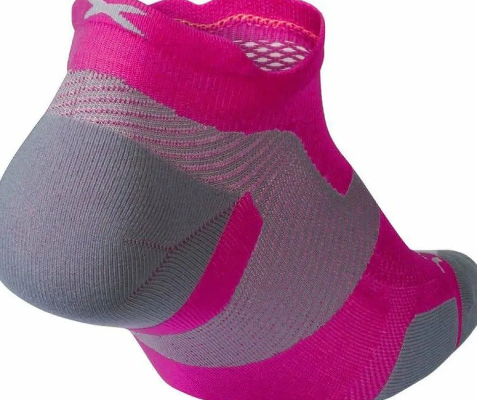 2XU Vectr Light Cushion No Show Sock Magenta/Light Grey