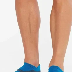 2XU Vectr Light Cushion No Show Sock Vibrant Blue/Grey