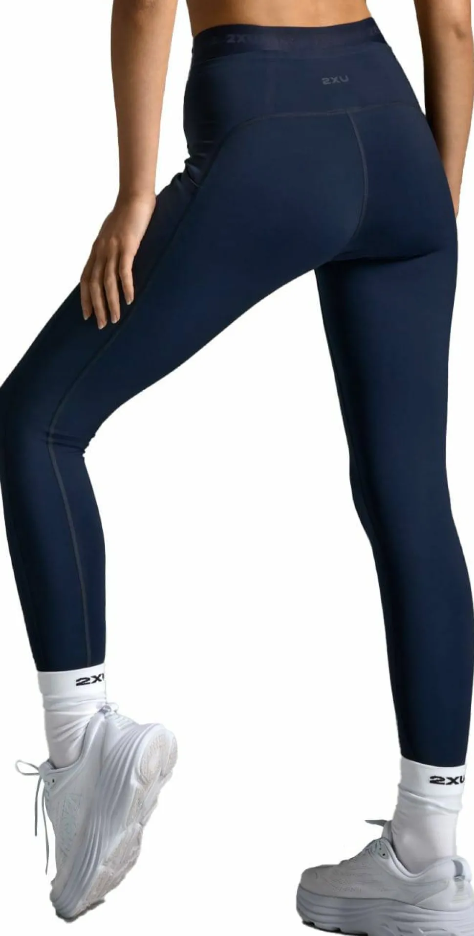 2XU Women's Form Stash Hi-Rise Compression Tights Midnight/midnight