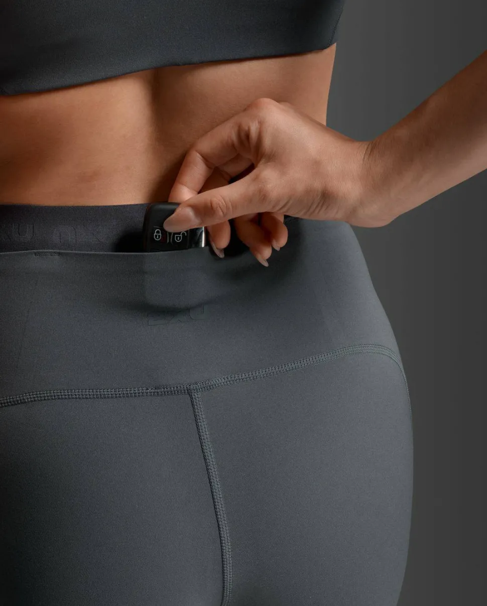2XU Women's Form Stash Hi-Rise Compression Tights India Ink/India Ink