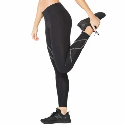 2XU Women's Light Speed Mid-Rise Compression Tights Black/Black