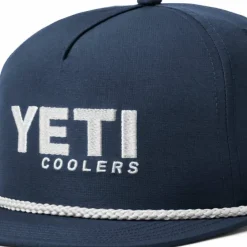 Yeti Flat Brim Rope Hat Navy