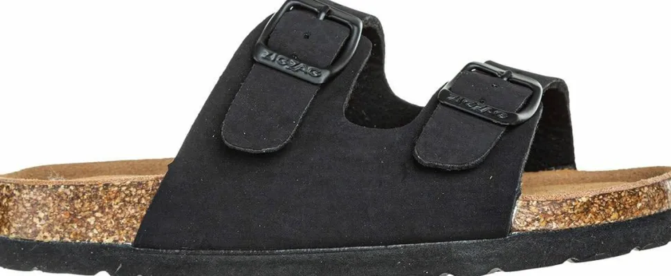 ZigZag Kids' Souza Cork Sandal Black