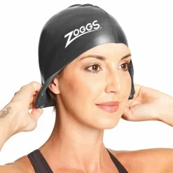 Zoggs Cap Silicone Black
